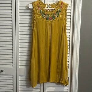 Cute mustard colored midi